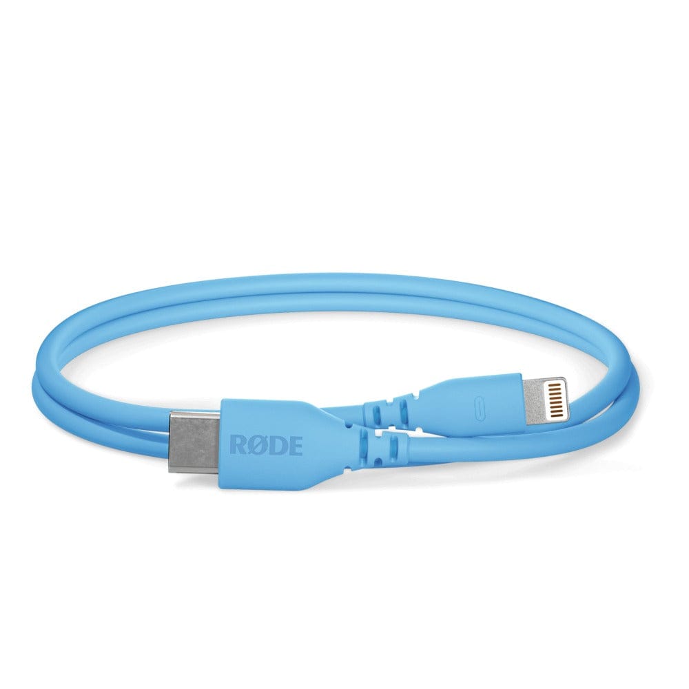 rode cables and connectors rode sc 21 30cm usb-c lightning cable #color_blue