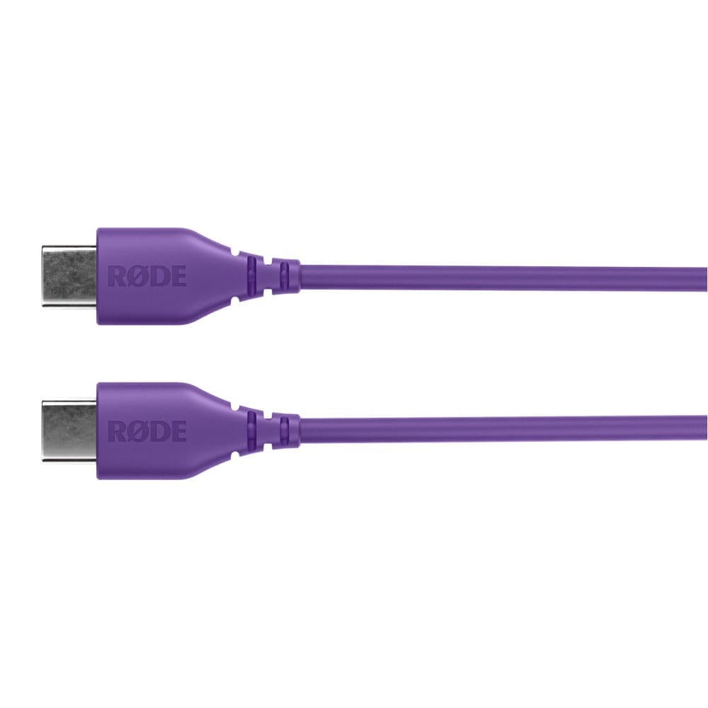 rode cables and connectors rode sc 22 30cm usb c to usb c cable #color_purple