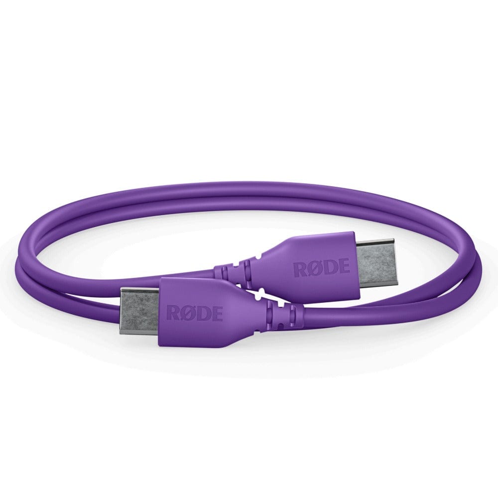 rode cables and connectors rode sc 22 30cm usb c to usb c cable #color_purple