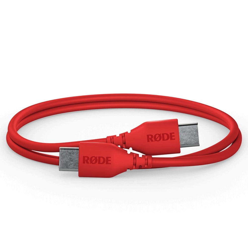 rode cables and connectors rode sc 22 30cm usb c to usb c cable #color_red
