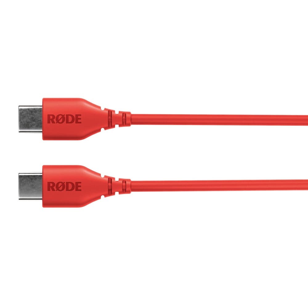 rode cables and connectors rode sc 22 30cm usb c to usb c cable #color_red