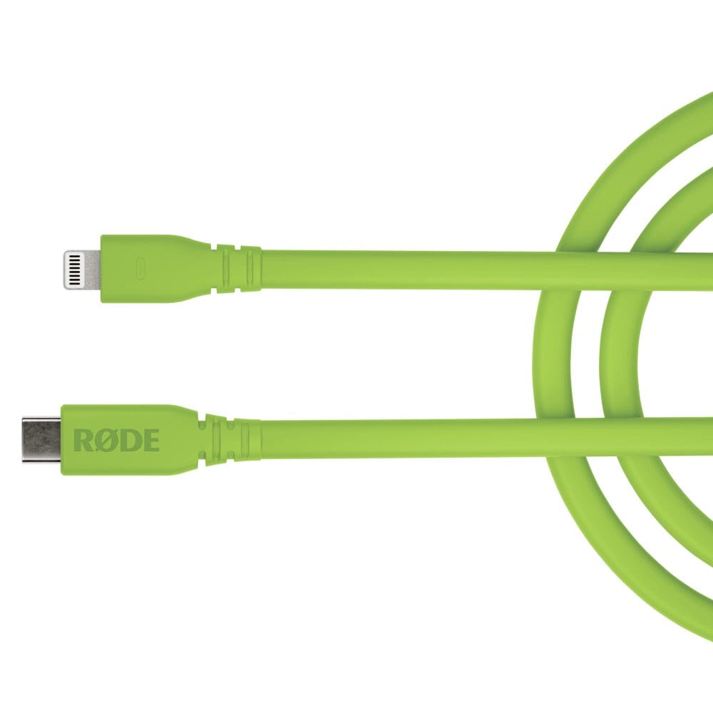 rode cables and connectors rode sc19 usb-c to lightning accessory cable #color_green