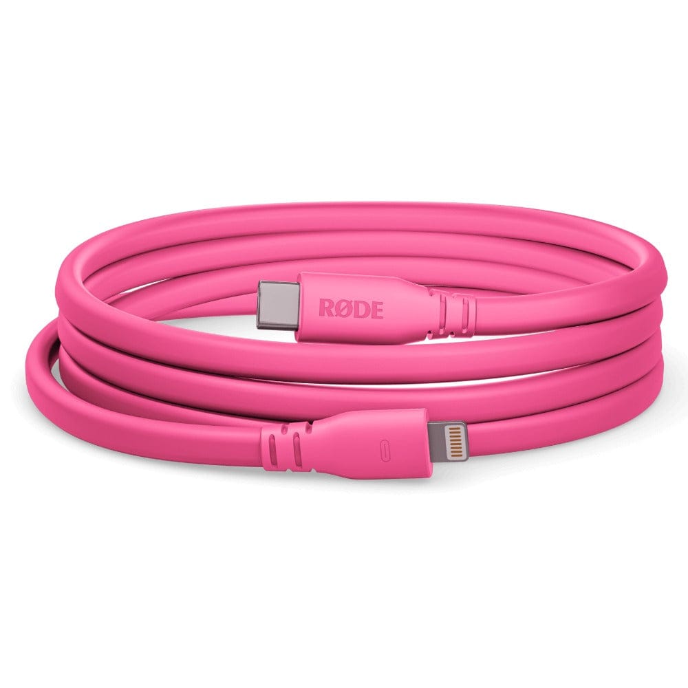 rode cables and connectors rode sc19 usb-c to lightning accessory cable #color_pink
