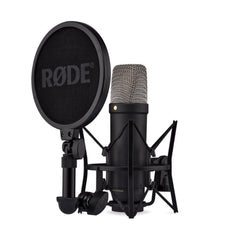 Rode Condenser Microphones Black Rode NT1 5th Generation Large-Diaphragm Cardioid Studio Condenser Microphone Kit