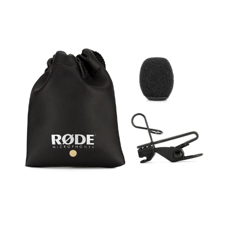 rode condenser microphones rode lavalier go professional grade wearable permanently polarized condenser microphone - open box