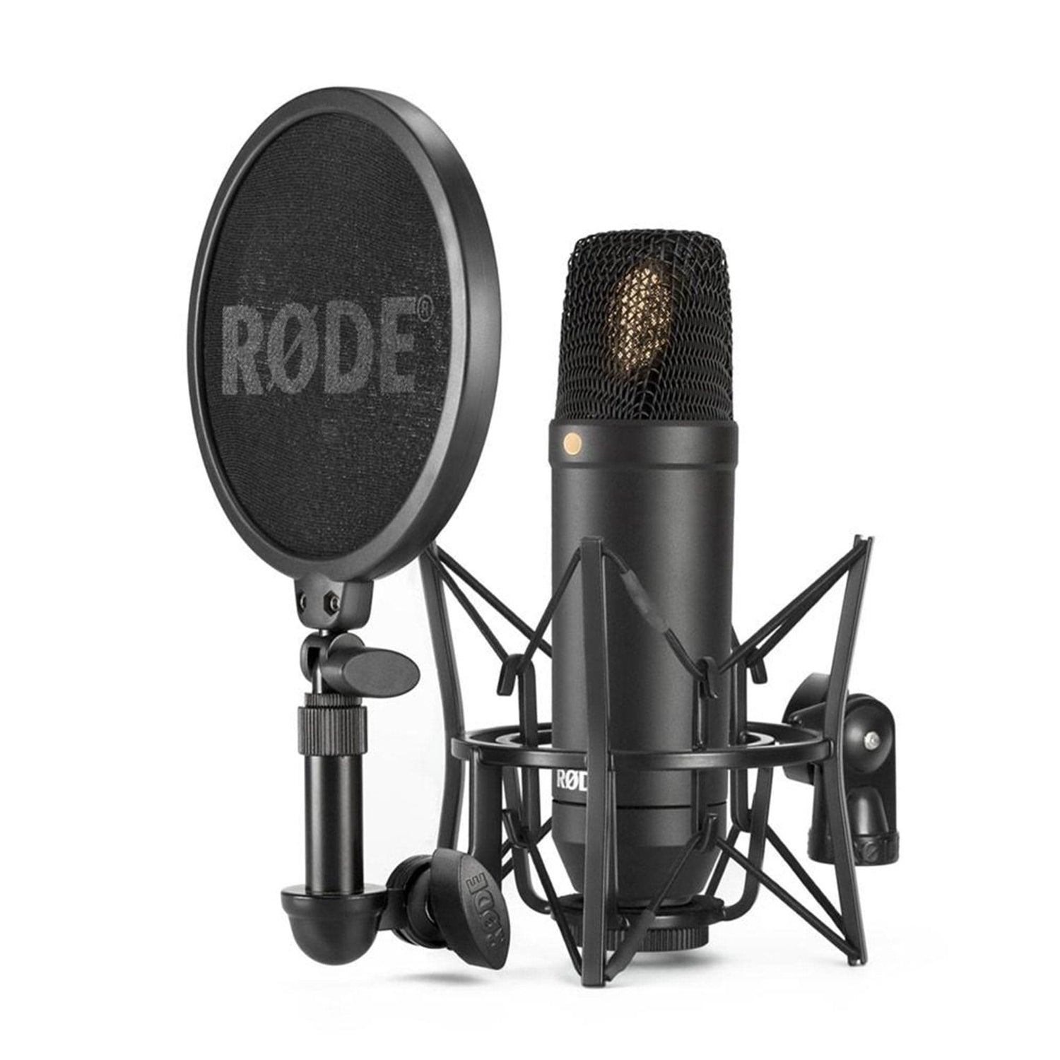rode condenser microphones rode nt1 cardioid condenser microphone kit with sm6 shock mount