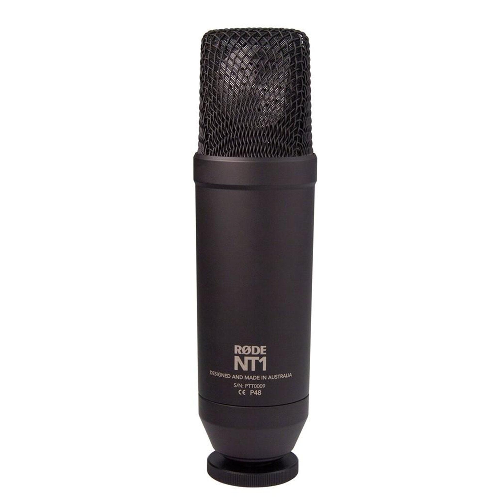 rode condenser microphones rode nt1 cardioid condenser microphone kit with sm6 shock mount