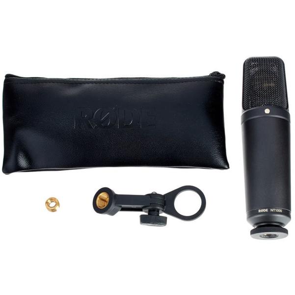 rode condenser microphones rode nt1000 condenser microphone - black edition