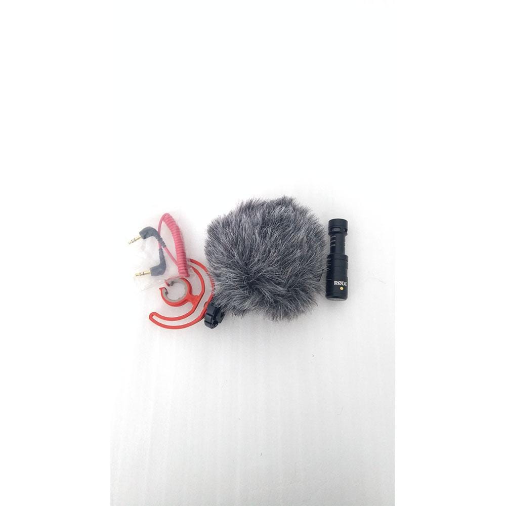 rode condenser microphones rode video micro on compact camera microphone - open box b stock
