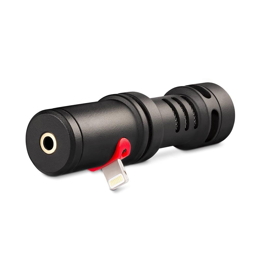 rode condenser microphones rode videomic me-l directional condenser microphone for ios devices - open box