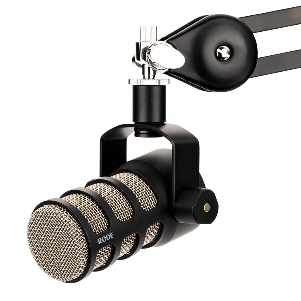 rode dynamic microphones rode pod mic dynamics podcasting microphones - black