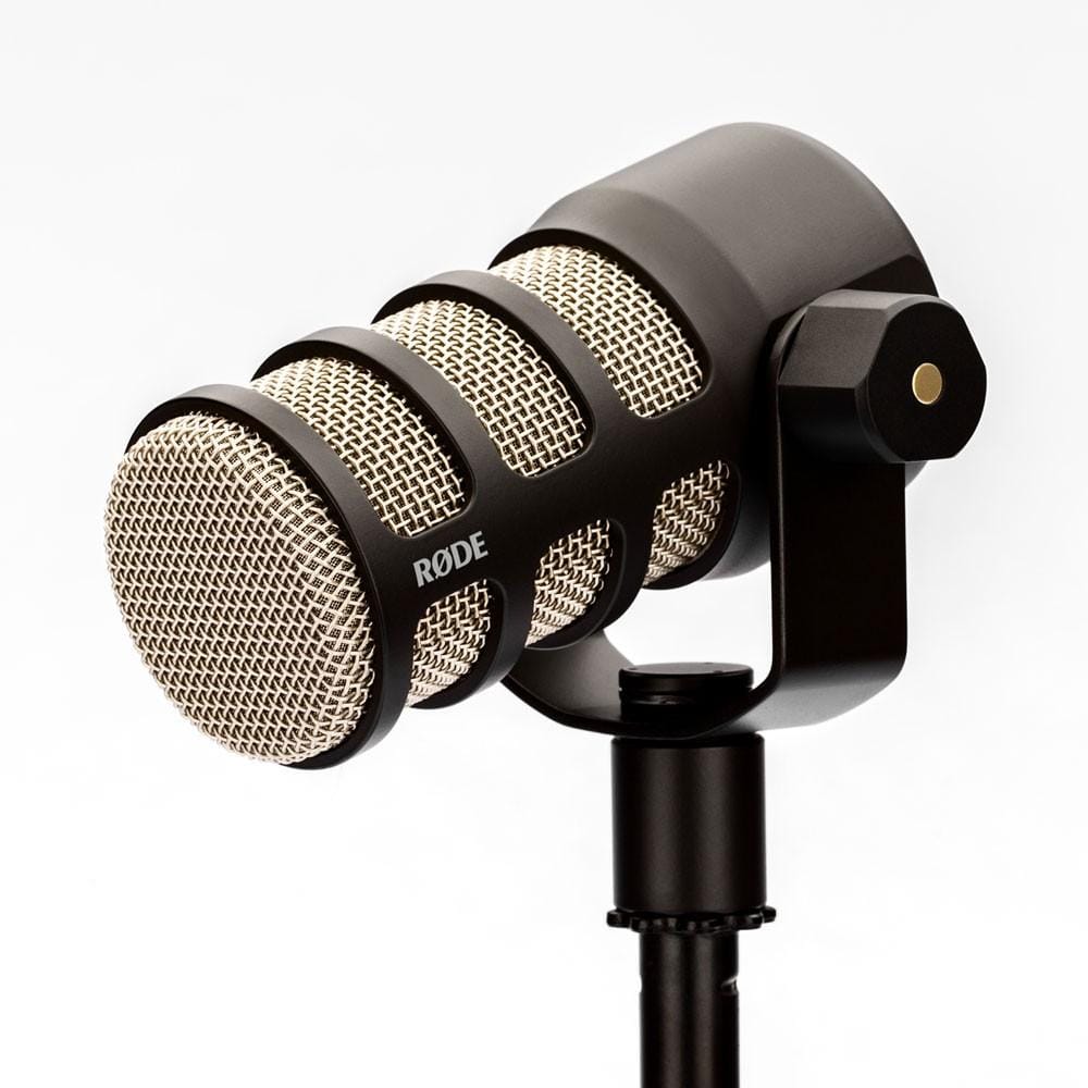 rode dynamic microphones rode pod mic dynamics podcasting microphones - black