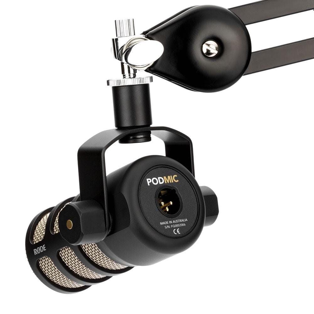 rode dynamic microphones rode pod mic dynamics podcasting microphones - black