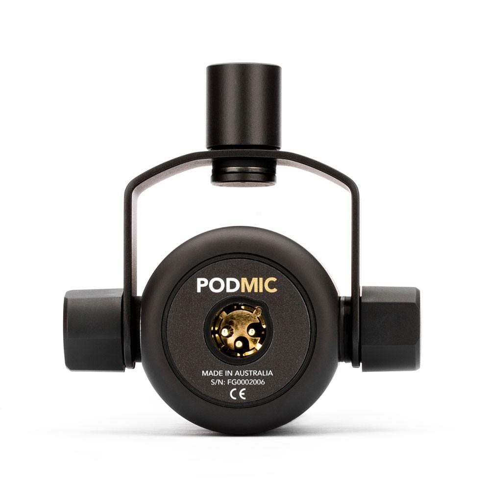 rode dynamic microphones rode pod mic dynamics podcasting microphones - black