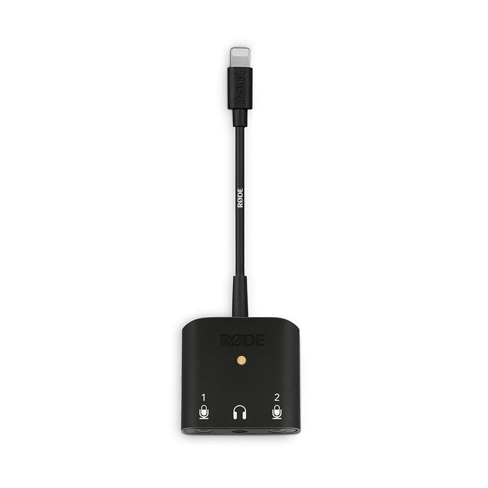 rode headphones rode sc6-l mobile interview kit dual trrs input & headphone output for ios devices