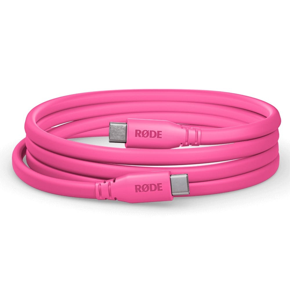 rode microphone accessories rode sc17 1.5m usb-c to usb-c cable #color_pink