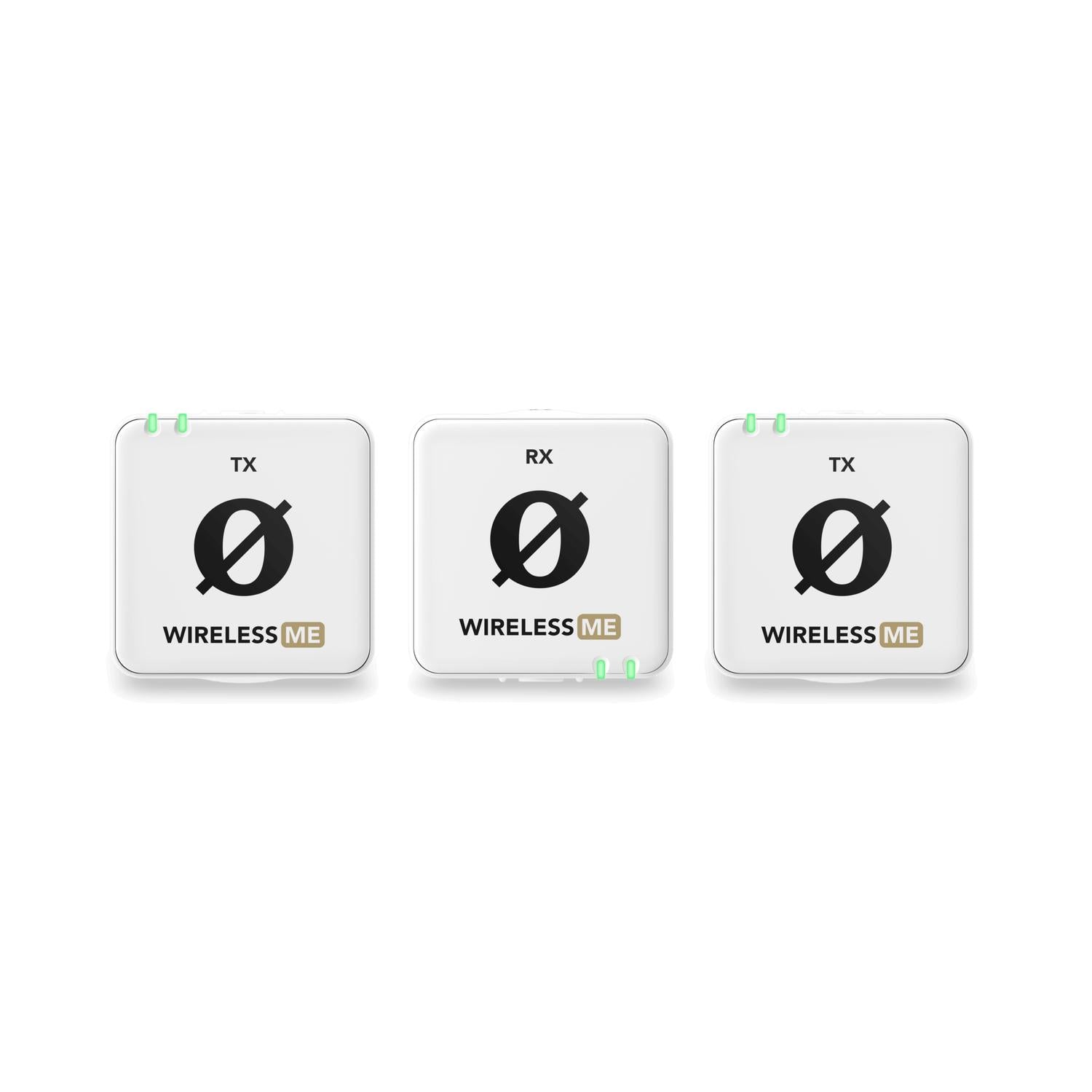 Rode Wireless Systems White Rode Wireless ME Dual Compact Wireless Microphone System #color_white