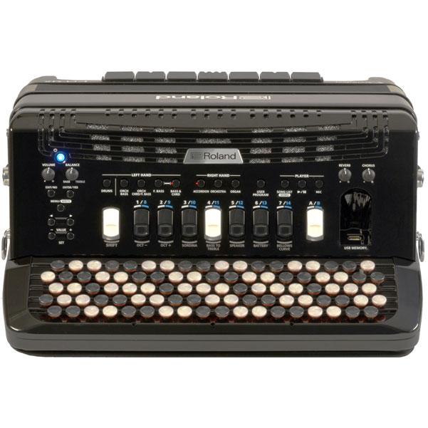 roland accordions roland fr-4xb v-accordion - black