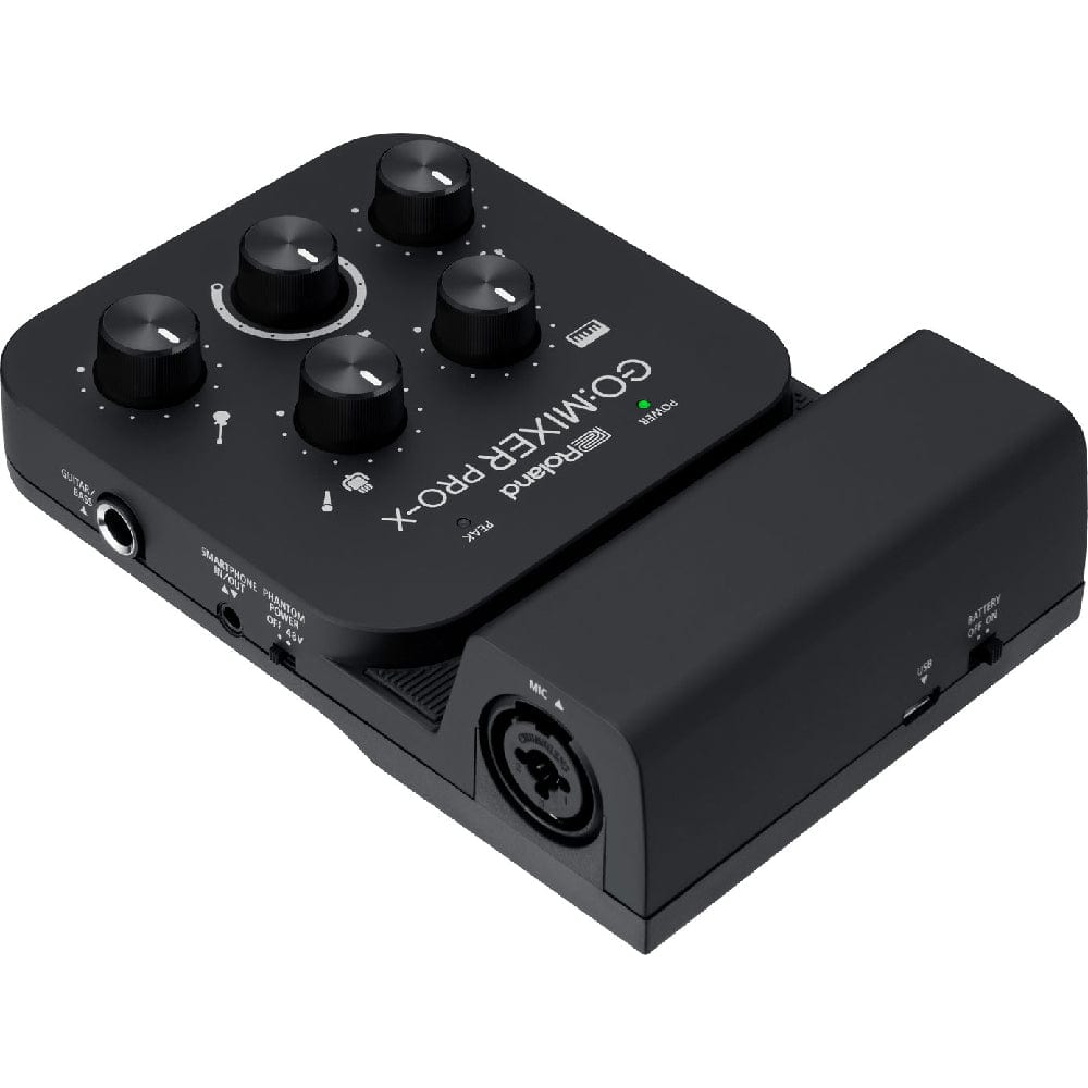 roland analog mixers black roland go mixer pro x audio mixer for smartphones