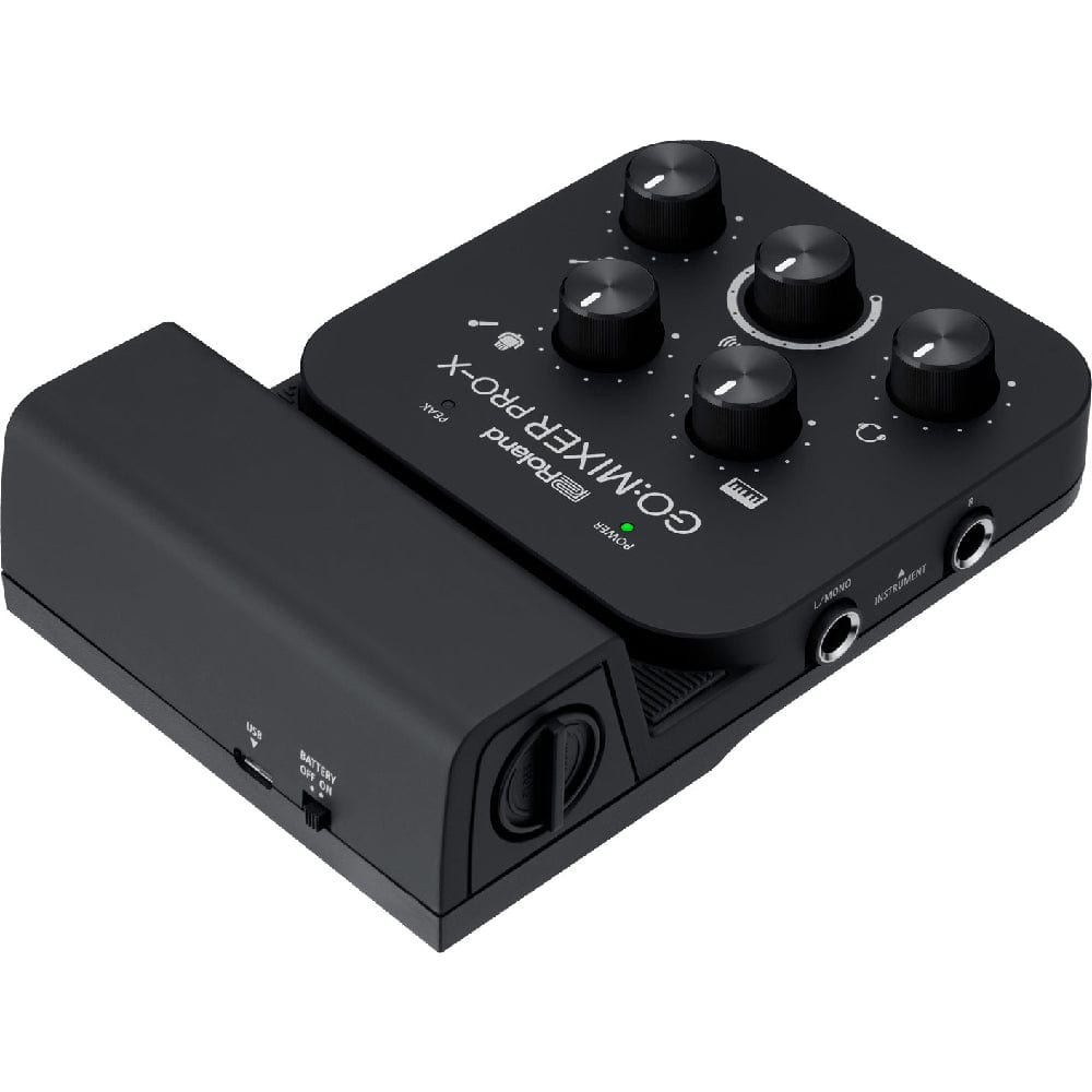 roland analog mixers black roland go mixer pro x audio mixer for smartphones