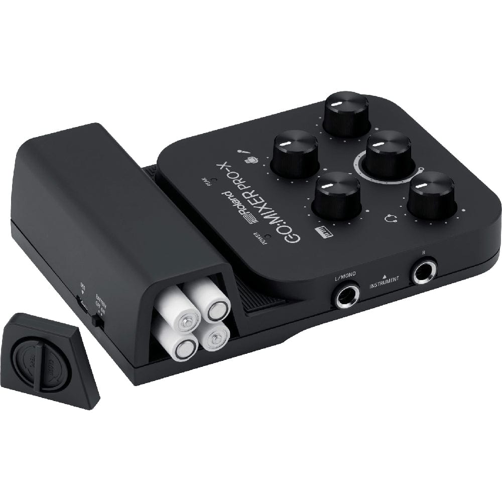 roland analog mixers black roland go mixer pro x audio mixer for smartphones