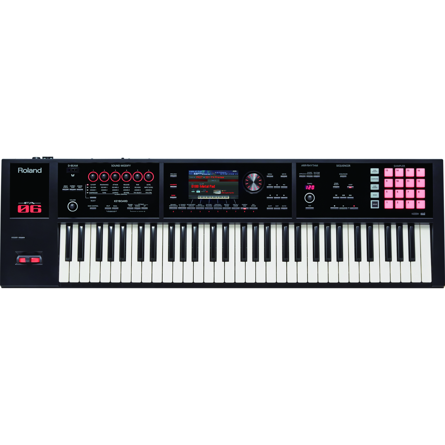 Roland Arranger Keyboards Roland FA-06 61-Key Music Workstation