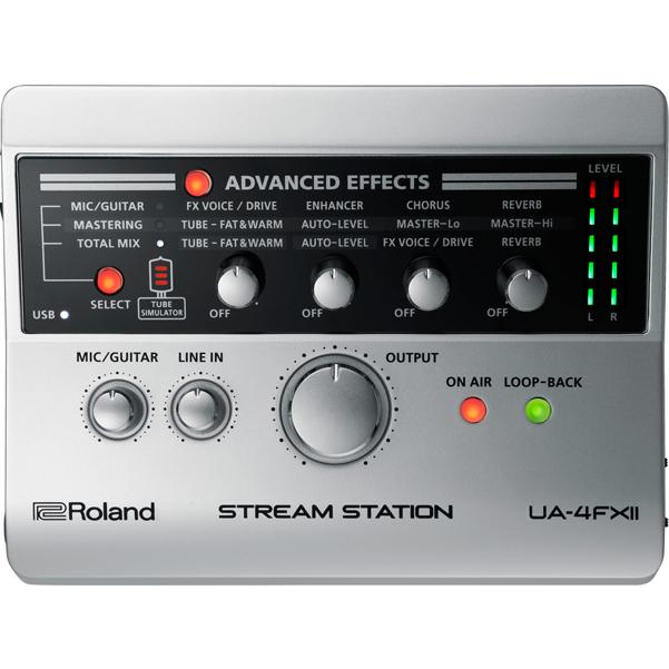 roland audio interfaces roland ua-4fx2 stream station usb audio interface