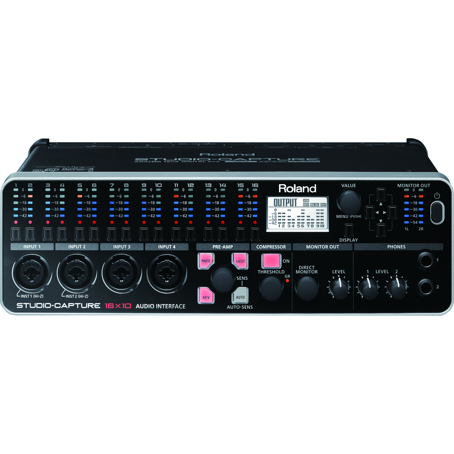 Roland Audio Interfaces Roland UA1610 Studio Capture USB 2.0 Audio Interface