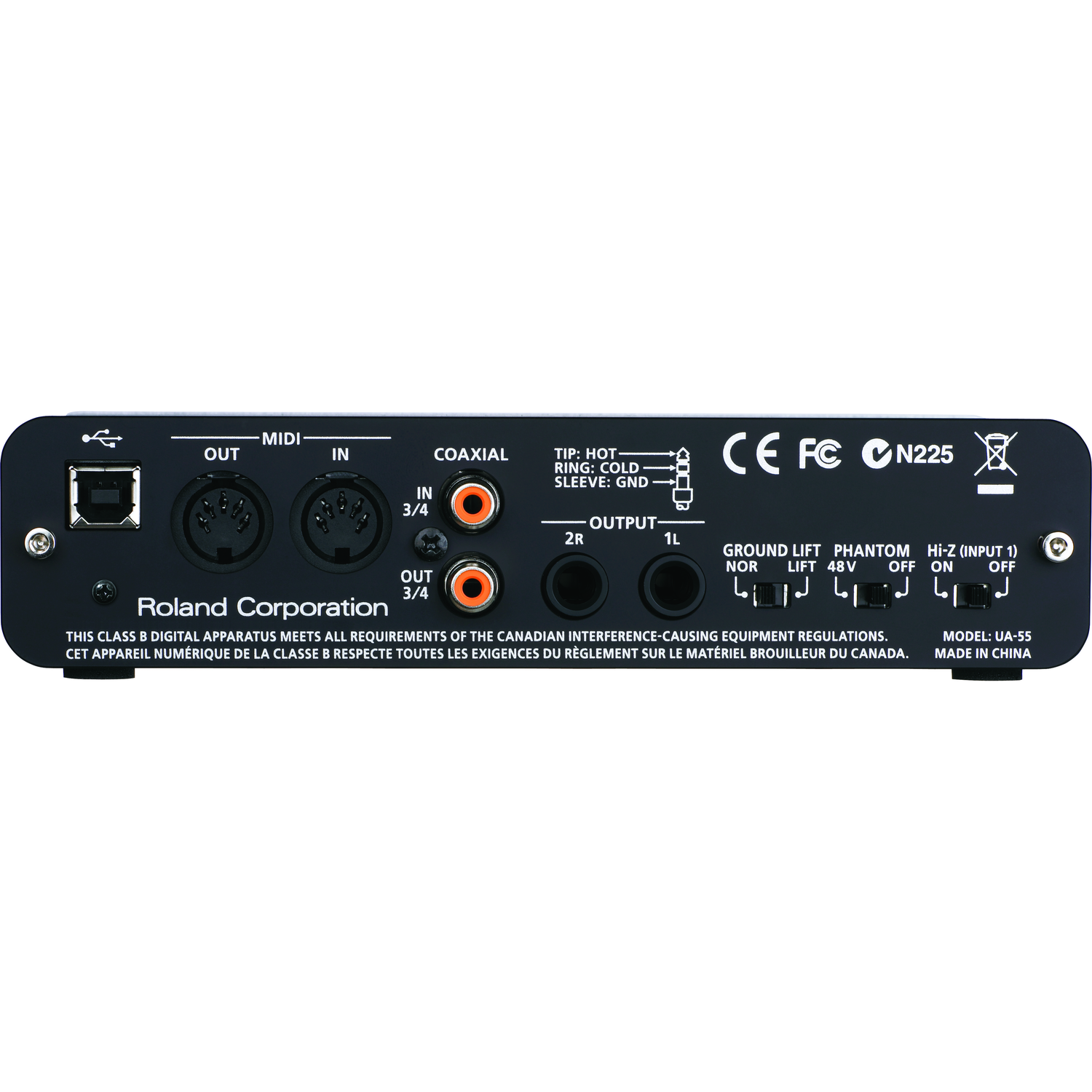 Roland Audio Interfaces Roland UA55 QuadCapture USB 2.0 Audio Interface