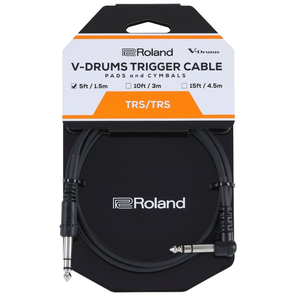 roland cables and connectors black roland pcs 5 tra v-drums trigger cable