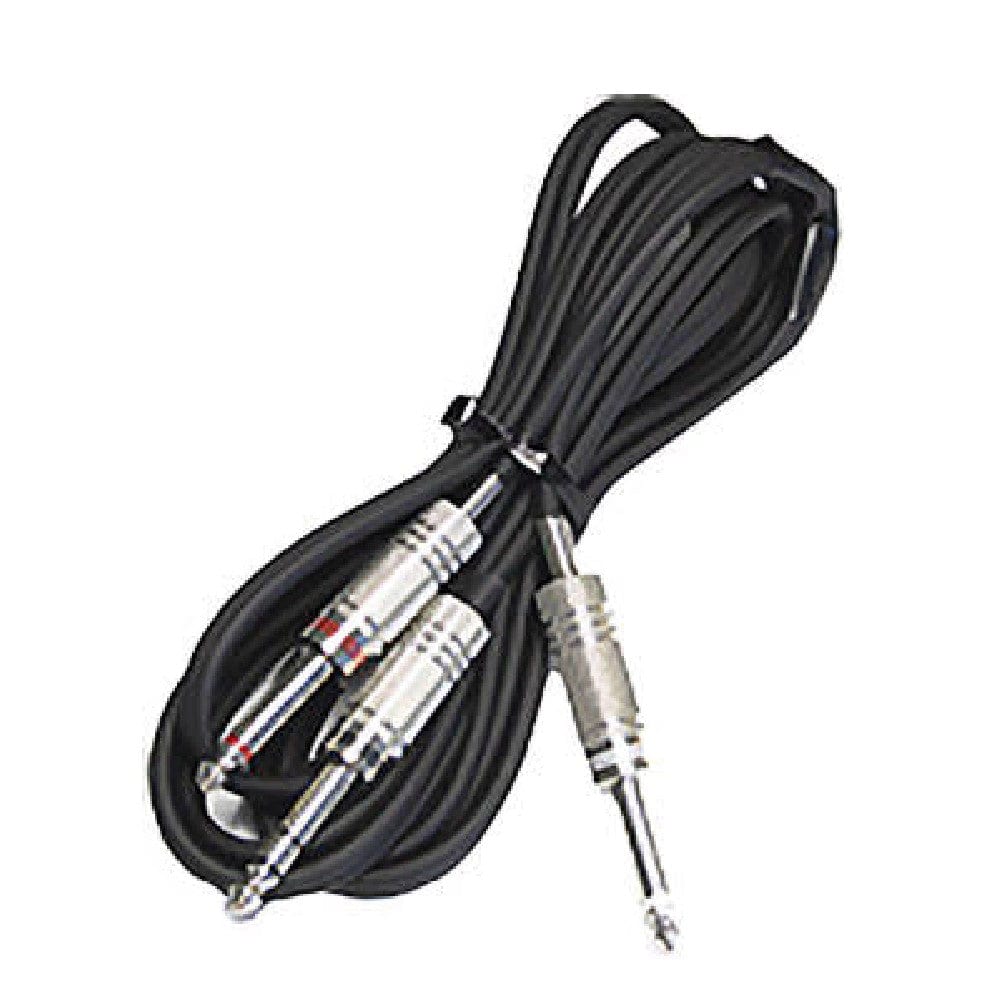 roland cables and connectors roland pcs 31 l stereo 1/4" to dual mono cable