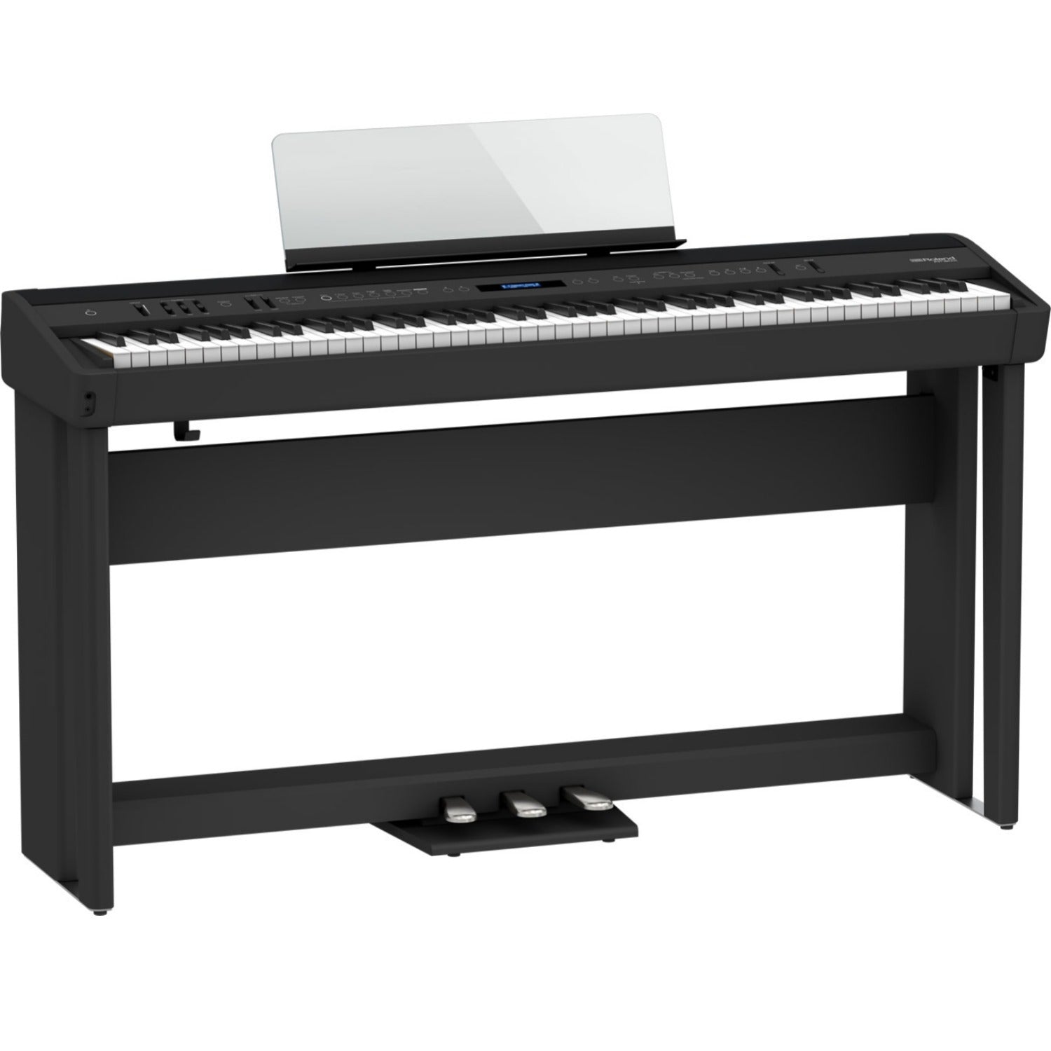 Roland Digital Pianos Black / Piano with Stand Roland FP-90X 88 Key Digital Piano #color_black,style_piano-with-stand