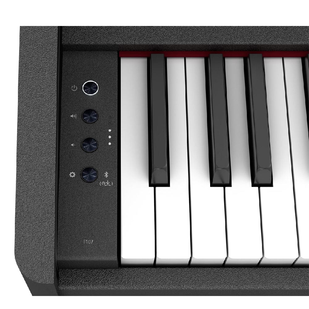 roland digital pianos black roland f107 88 key digital piano