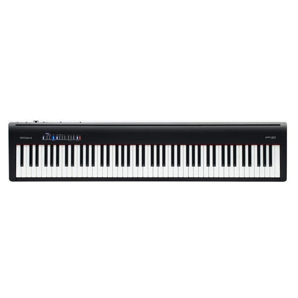 roland digital pianos black roland fp-30 digital piano #color_black