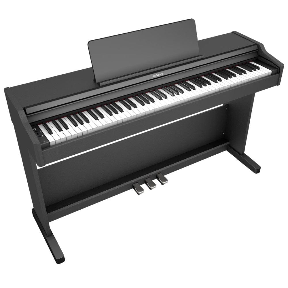 roland digital pianos black roland rp107 88 key digital piano - black