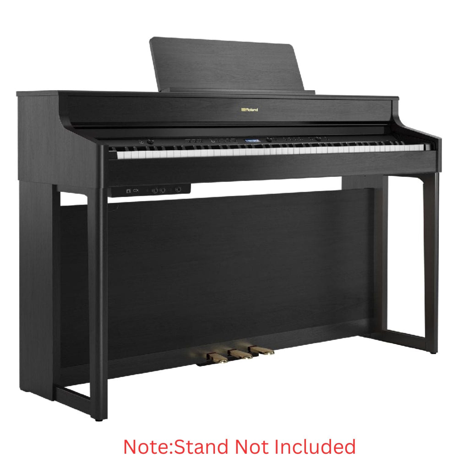 Roland Digital Pianos Charcoal Black / Digital Piano Roland HP-702 88 Key Digital Piano with Stand #color_charcoal-black,style_digital-piano