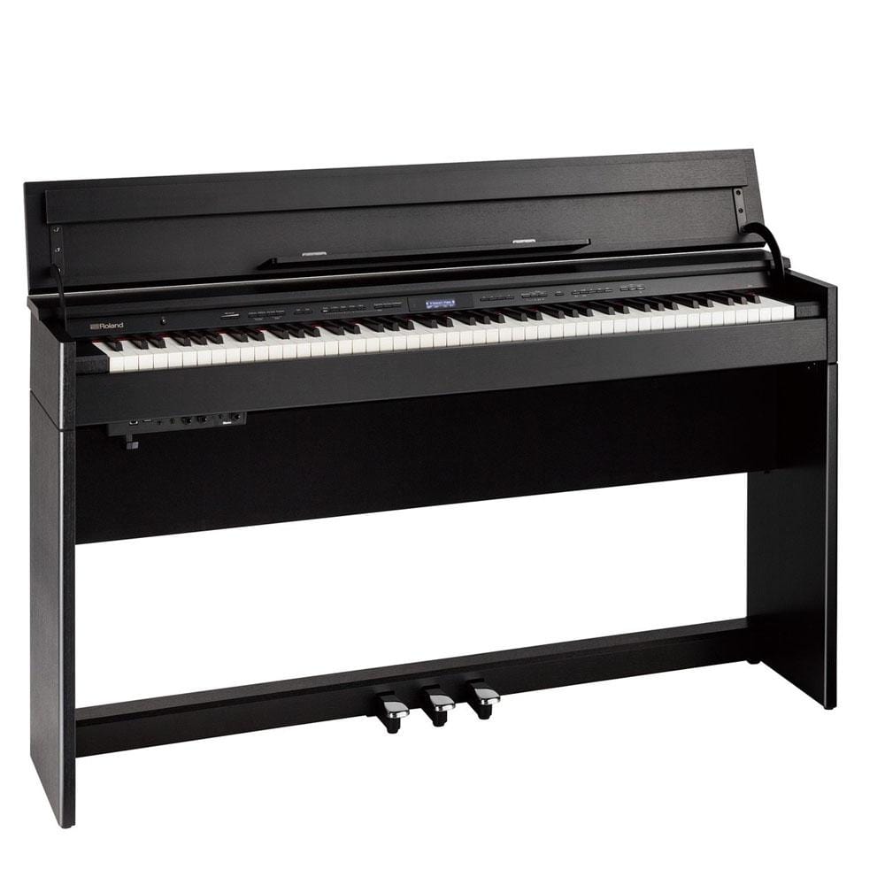 roland digital pianos contemporary black roland dp-603 88-key digital piano with ebony/ivory feel keybed