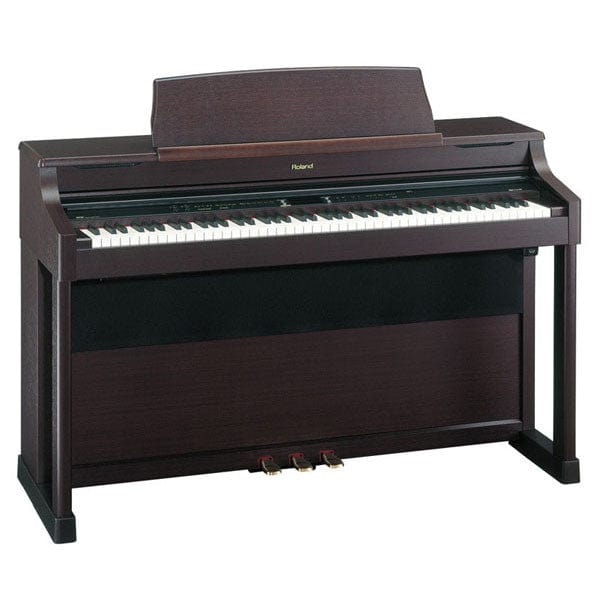 roland digital pianos mahogany roland hp-207 88-key digital piano