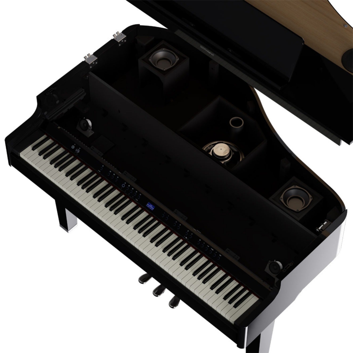 Roland Digital Pianos Polished Ebony Roland GP-6 Grand Digital Piano