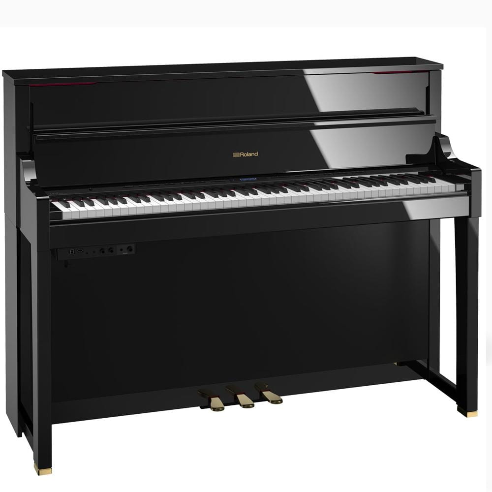 Roland Digital Pianos Polished Ebony Roland LX-17 Hybrid Structure 88-Key Digital Piano