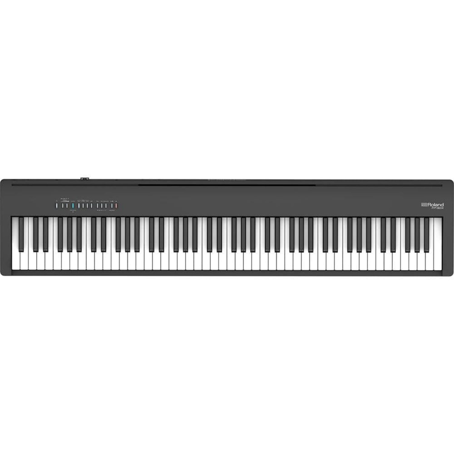 roland digital pianos roland fp 30x 88-key digital piano - black #style_piano-with-stand-&-pedal-board,color_black