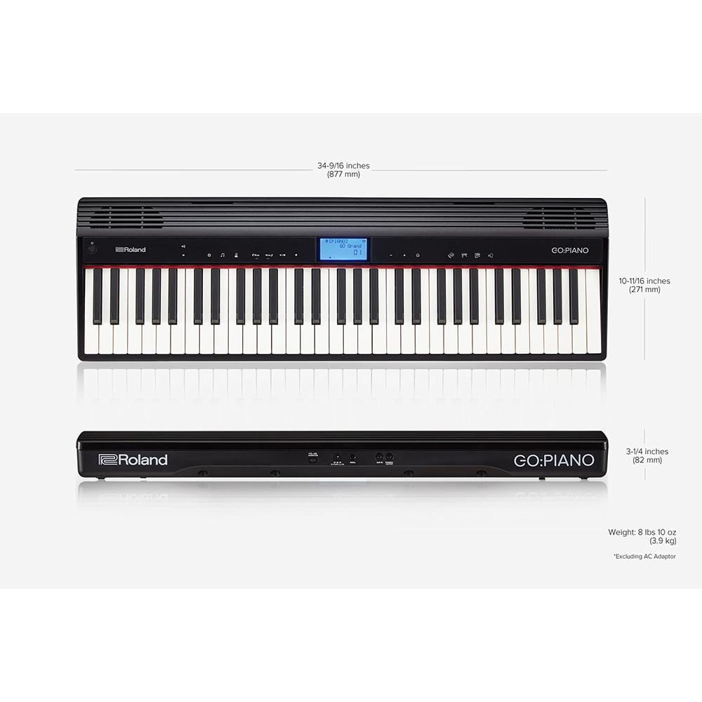 roland digital pianos roland go 61p 61 keys digital piano