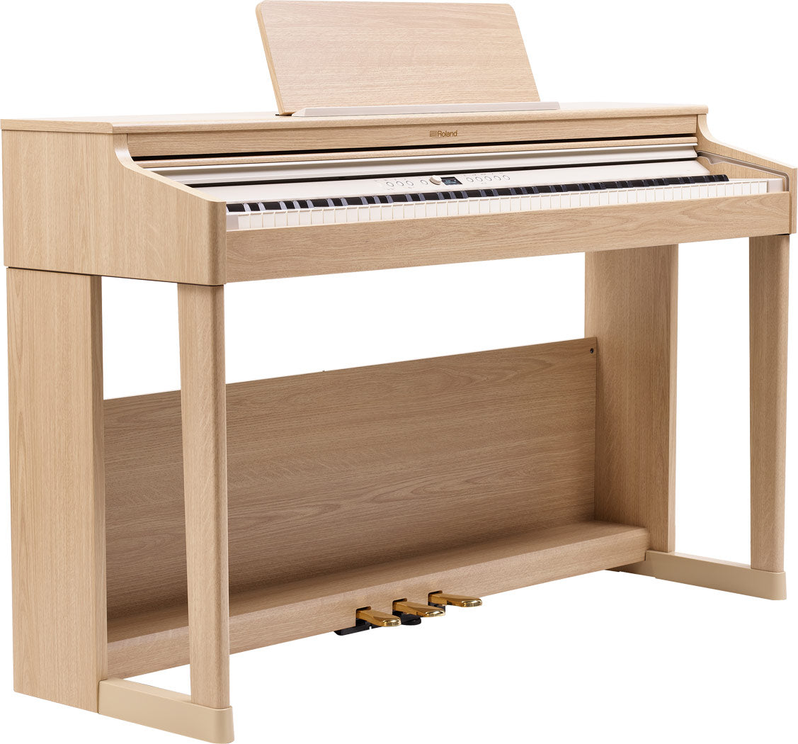 Roland Digital Pianos Roland RP701 88 Keys Digital Piano #color_light-oak,style_piano-with-stand