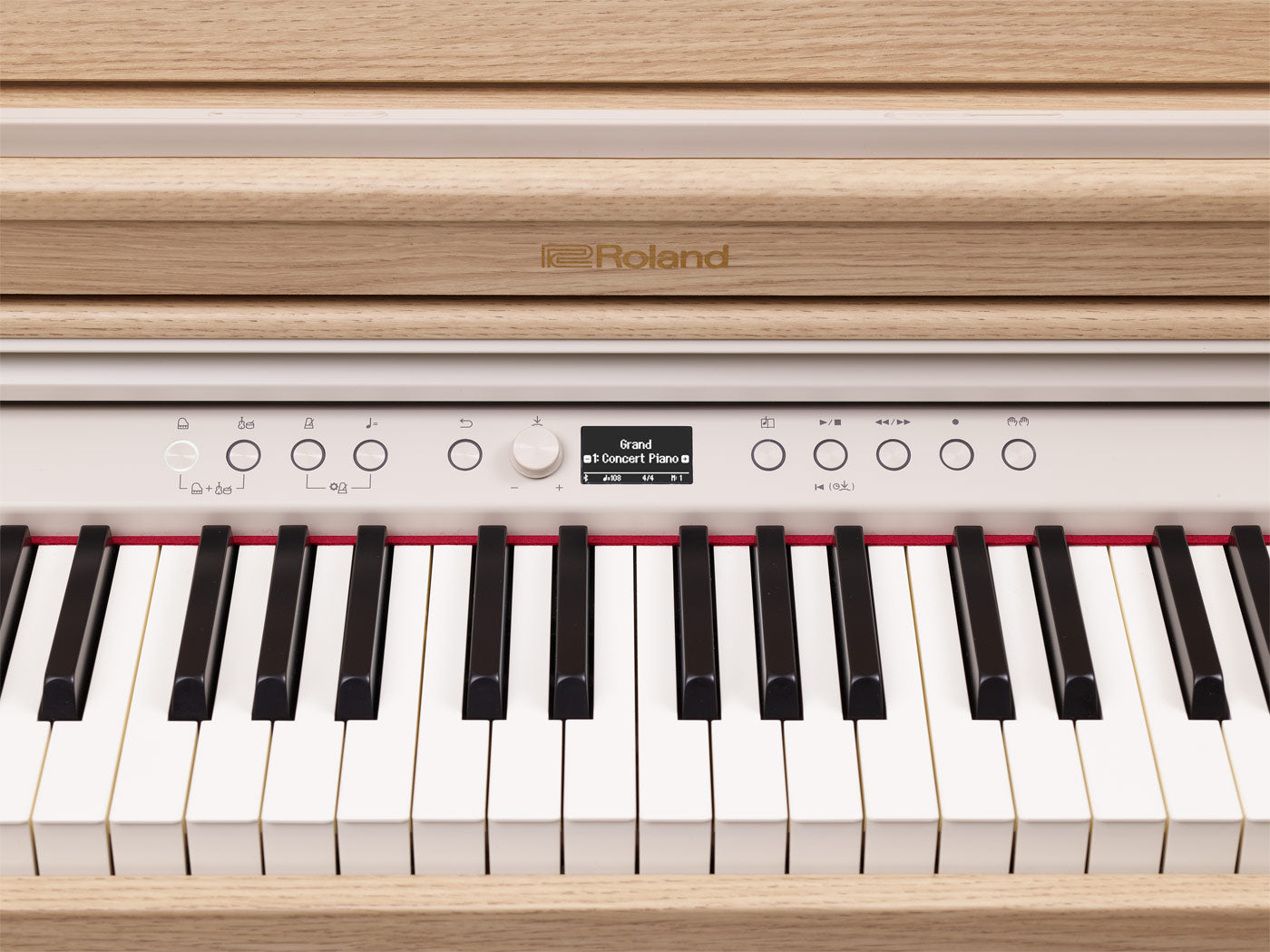 Roland Digital Pianos Roland RP701 88 Keys Digital Piano #color_light-oak,style_piano-with-stand