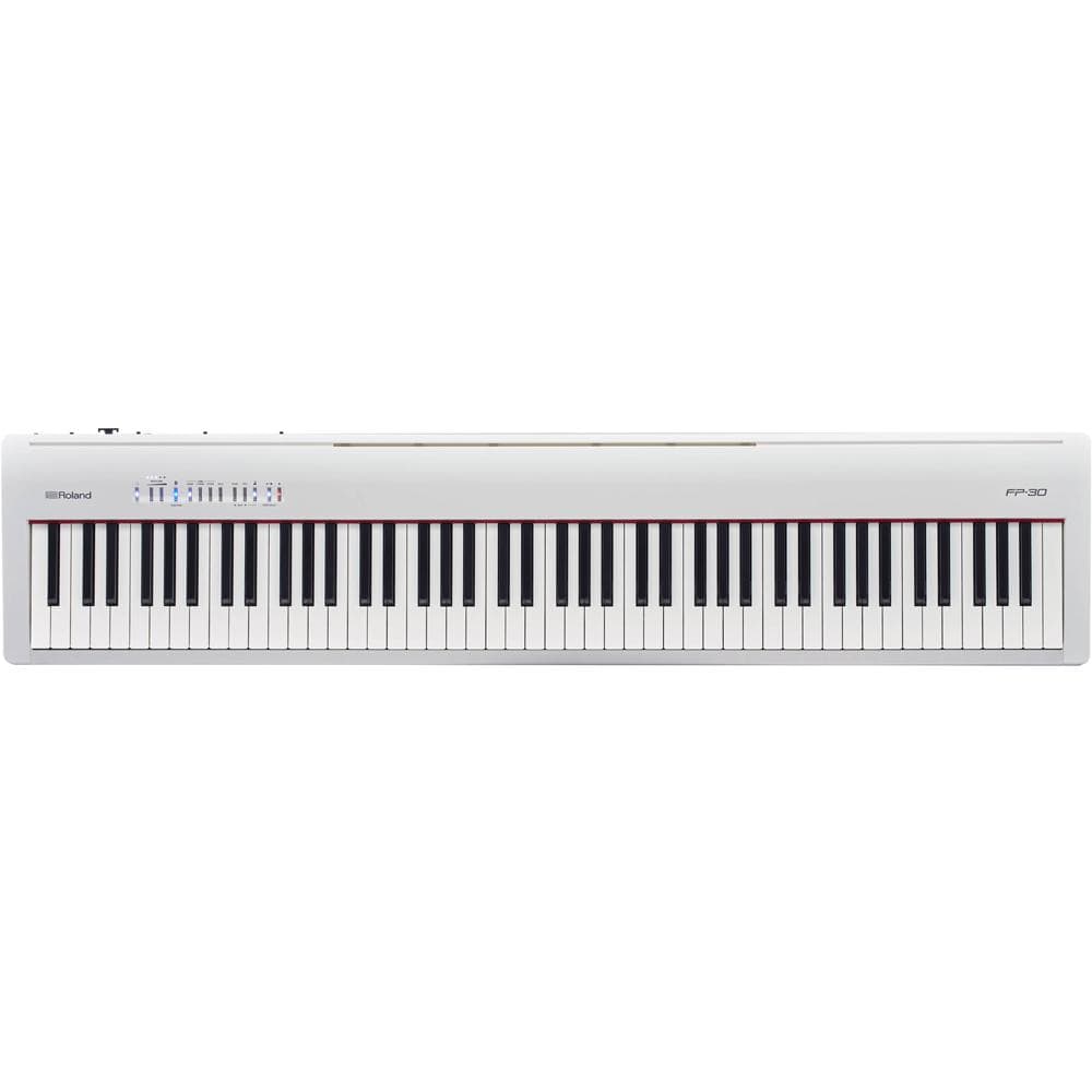 roland digital pianos white roland fp-30 digital piano #color_white