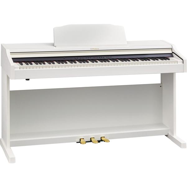 roland digital pianos white roland rp501r digital piano #color_white,style_piano-with-stand