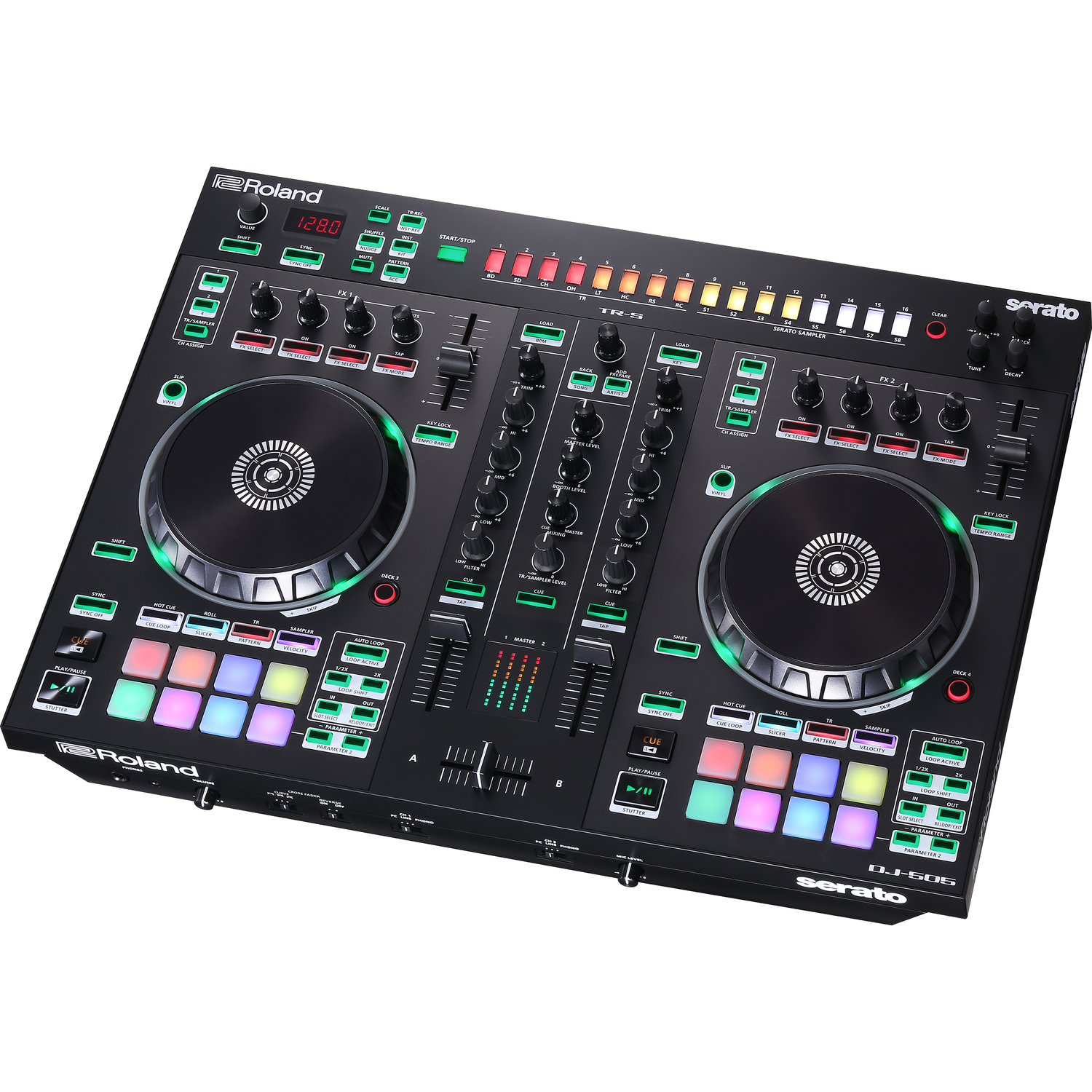 Roland DJ Controller Interfaces Roland DJ-505 DJ Controller
