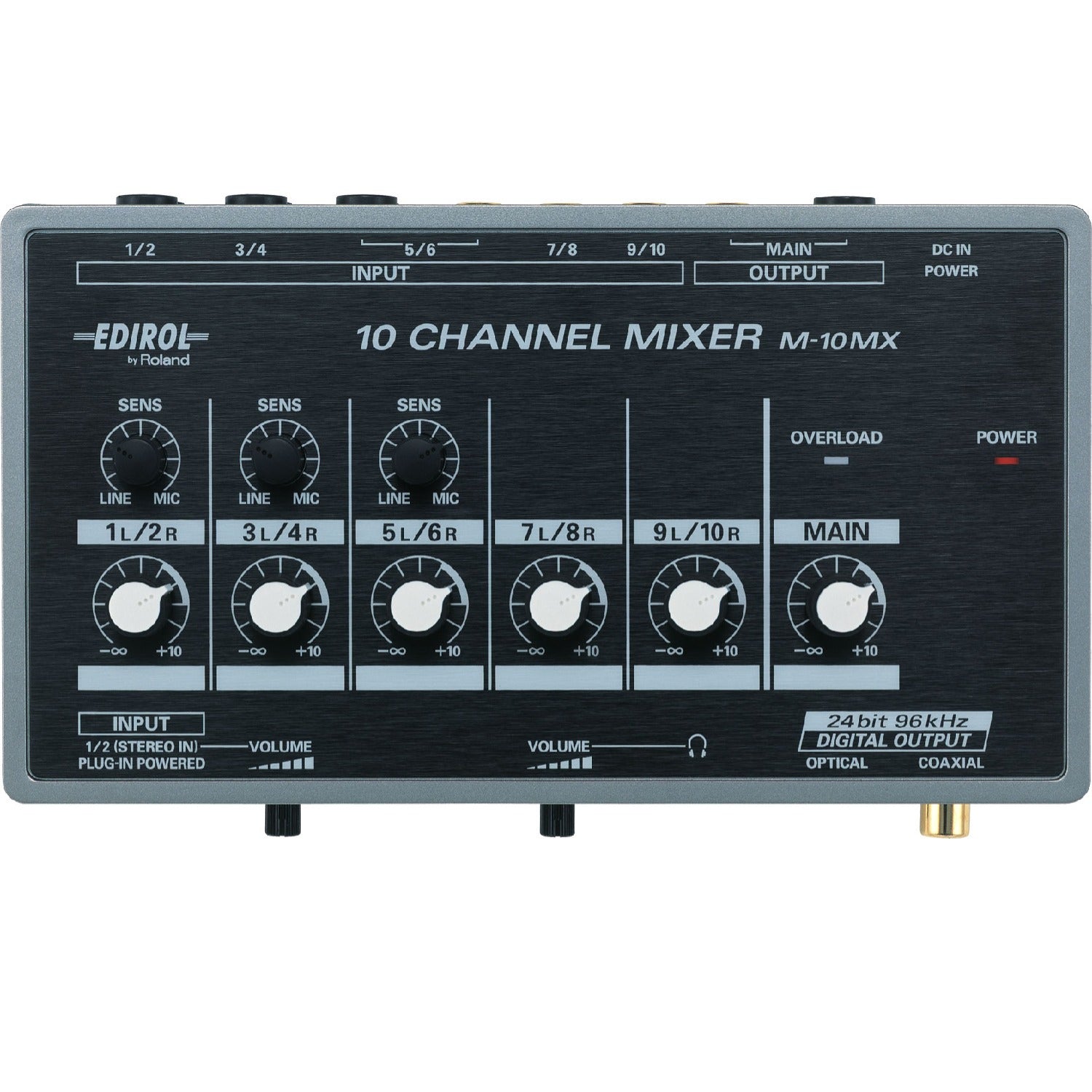 Roland Dj Mixers Roland Edirol M10MX 10 Channel Analog Mixer
