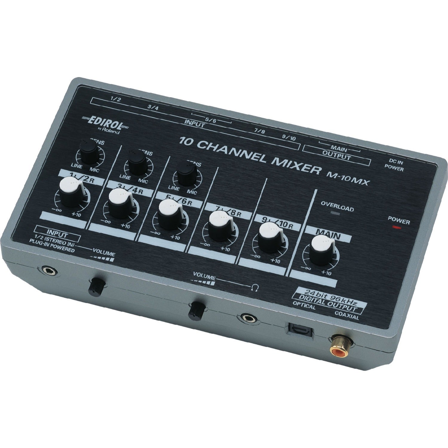 Roland Dj Mixers Roland Edirol M10MX 10 Channel Analog Mixer
