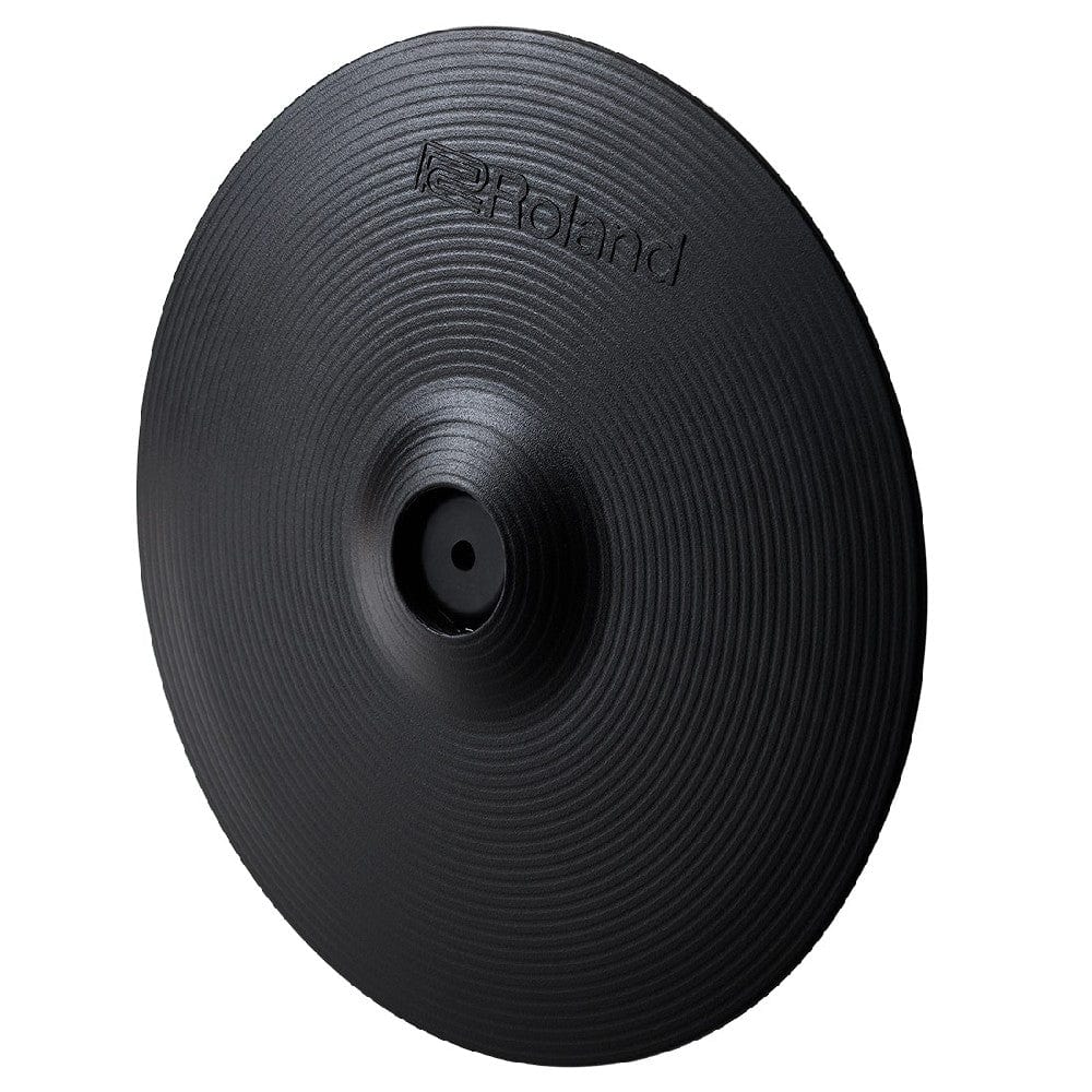 roland electronic cymbal pads black roland cy-12c 12 inch v-cymbal crash